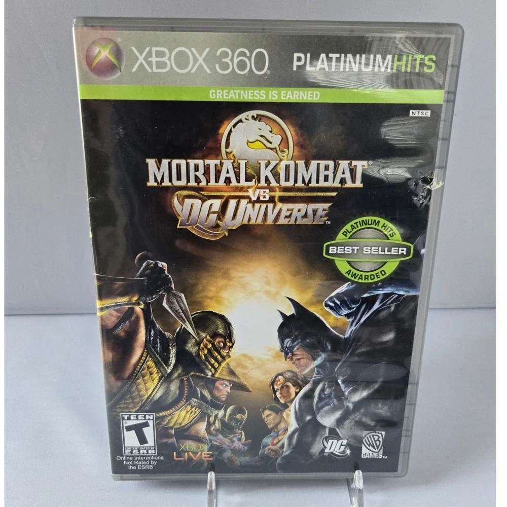 Mortal Kombat Deadly‎ Alliance & Vs DC Universe Bundle - Xbox 360 - CIB 2 Games